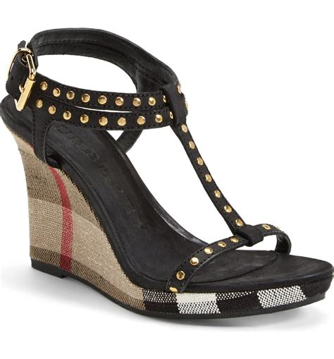 burberry print sandals|Burberry wedges summer sandals.